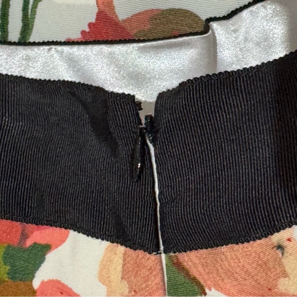 White House Black Market Floral Watercolor Formal Full Midi Skirt - Size 4 - Picture 13 of 14